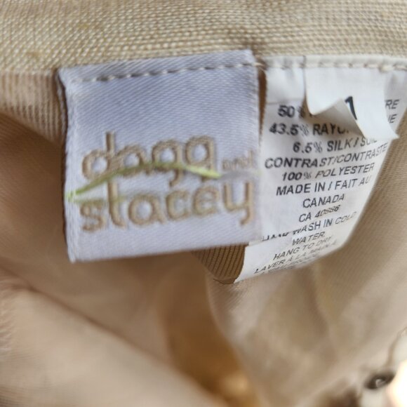 Dagg & Stacey Strapless Linen-Blend Summer Dress - Picture 6 of 7